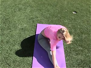 AJ Applegate outdoor yoga drill