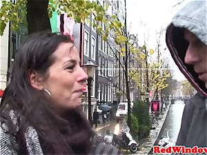 Dutch hooker pussyfucked after dicksucking