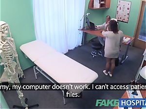 FakeHospital smallish super-hot Russian teen gets vagina slurped